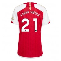 Arsenal Fabio Vieira #21 Hemmatröja Kvinnor 2023-24 Korta ärmar